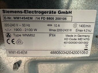 Pračka Siemens (127) - 7