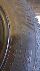 Zimní pneumatiky 155/80 R13, ráfek 5Jx13H2 ET43 - 7