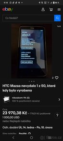 Testovací smartphone HTC MAZAA top stav - 7