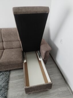 Rozkládací gauč s úložným prostorem - 7