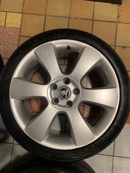 Alu kola Škoda R18 5X112 LETNÍ PNEU 225/40 R18 LUNA - 7