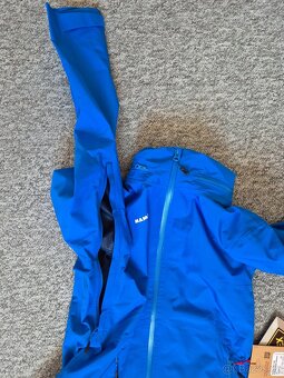 NOVÁ dámská GTX bunda Mammut Ayako Tour HS Hooded Women Ice - 7