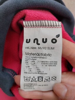 2x Dívčí softshellové kalhoty Unuo v. 86/92 - 7