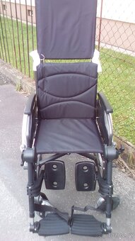 INVALIDNÍ VOZÍK-polohovatelný-46 cm-mohu zaslat po ČR - 7