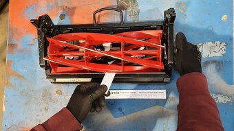 Broušení vřetenových sekaček, vřetenovky, Allett Brusírna - 7