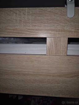 Dětská Multifunkční patrová postel + mantinel+ matrace - 7