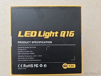 LED zářivky H8/H9/H11/H16 12V - 7