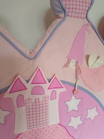 Luxusní velký polštář záhlaví pro princeznu - 7