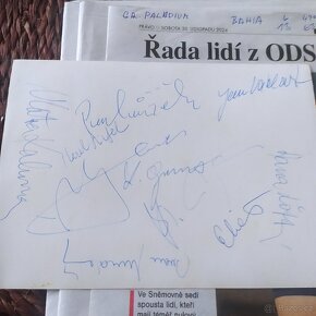 Prodám foto a podpisy - 7