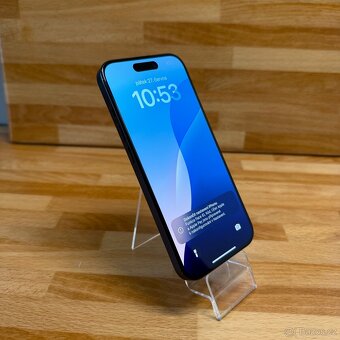 iPhone 15 Pro 256GB, modrý Titan, eSIM (rok záruka) - 7