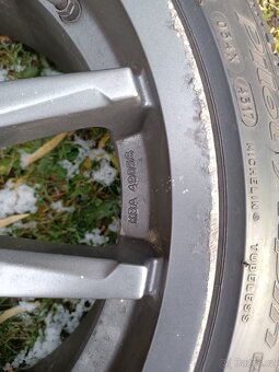 Alu kola Autec 8.5Jx18H2 zimní Michelin Pilot alpin - 7
