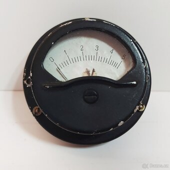 Panelové ručkové měřidlo - ampermetr, voltmetr - 7