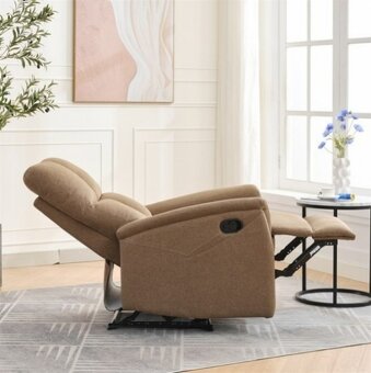 Polohovací křeslo, hnědá látka, TV-916 BR2 - 7