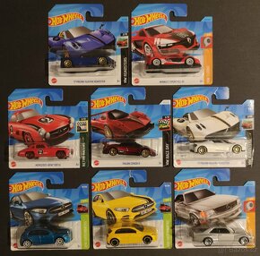 Hot Wheels mainliny - Porsche, Audi, Mercedes, BMW - 7