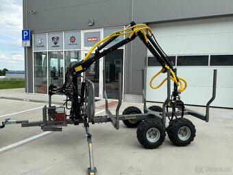 Vývozka - přívěs na dřevo JANSEN HRW-30 3T - 7