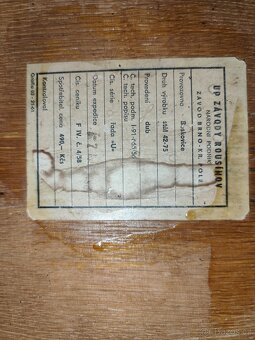 Nábytková sestava rok 1956 - 1958 - 7