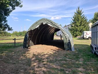 Plachtová hala 6x12m plachta 900g PVC - 7