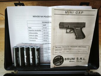 Plynová pistole Bruni Gap mini 9mm (Glock 30) - 7