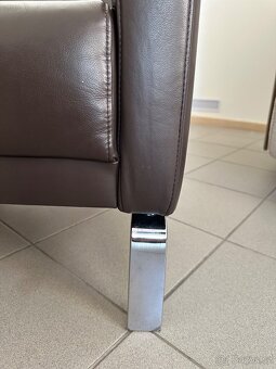 Křeslo BoConcept Fly kožené hnědé - 7