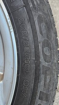 Alu kola R16 5x108 ford dobré pneu - 7