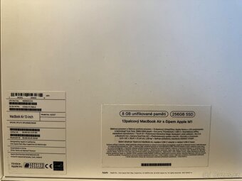 MacBook Air 13” M1 (256 GB SSD) – plně funkční, 12/2021 - 7