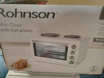 Mini trouba Rohnson a vařič, malá a lehká - 7