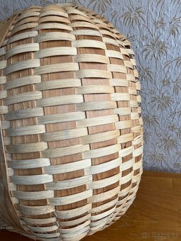 Extra velký proutěný koš (74 cm) – s drobnou vadou - 7