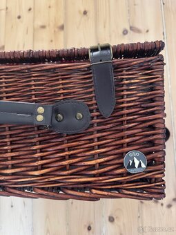 Proutěný piknikový koš pro 4 osoby - 7