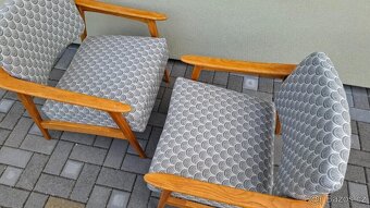 Retro křesílka TON po renovaci - 7