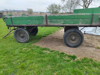 Potahový valníček za traktor nebo koně. - 7