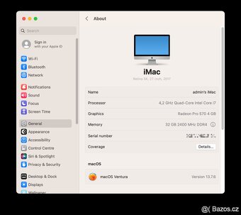 iMac 27” (2017) CTO – i7 / 32 GB RAM / OWC SSD - 7