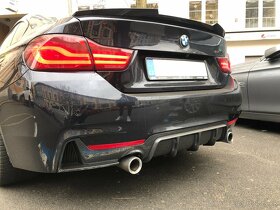 Performance difuzor - ČERNÝ LESK - na BMW 4 - F32/F33/F36 - 7