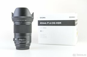 Sigma 40mm f/1,4 DG HSM ART pro Canon + faktura - 7