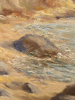 Obraz Jaroslav Linha 1934, Řeka, olej 62x72 - 7