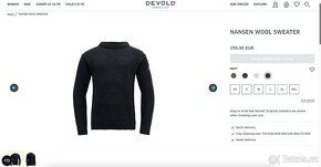 Norský merino svetr Devold Nansen Crew Neck M - 7