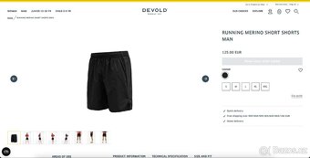 Nové sportovní kraťase Devold Running Shorts Man vel. M - 7