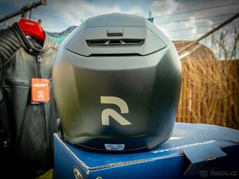 Helma na motorku výklopná HJC RPHA 90 mat black - TOP - 7