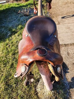 Westernové sedlo Double C Saddlery - 7