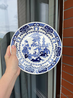 Starožitný porcelánový talíř Pekin 23.5 cm, Petrus Regout - 7
