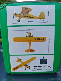 Nové RTF Brushless letadlo gyro 650mm 3D-6G 2s lipo 5ch - 7