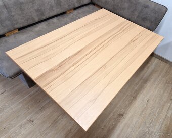 Nový jídelní rozkládací stůl buk 80x120+45 cm - 7