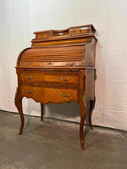 Starožitný sekretář s roletou (133026) - 7