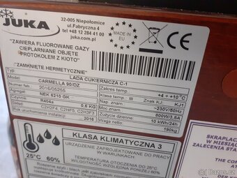 2xchladíci vitrína Juka Carmella - 7