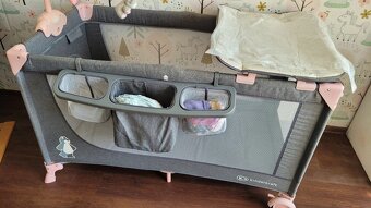 Dětská cestovní postýlka KinderKraft Joy pink - 7