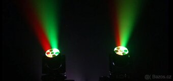 7x40W Hlava Bee Eye LED RGBW Wash Zoom Moving Head DMX - 7