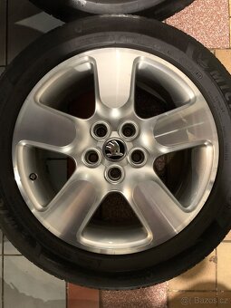 Alu kola Škoda R17 5X112 LETNÍ PNEU 225/50 R17 MICHELIN - 7