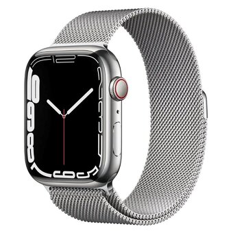 Apple watch series 7 cellular , 45mm silver - 7