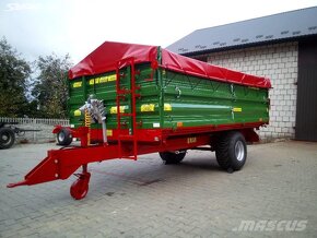 Třístranný sklápěci vlek, nosnost 5000 kg, na SPZ - 7