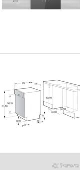 Myčka Gorenje Essential - málo používaná - 7