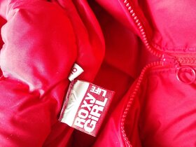 Dívčí zimní bunda červená Roxy - 7